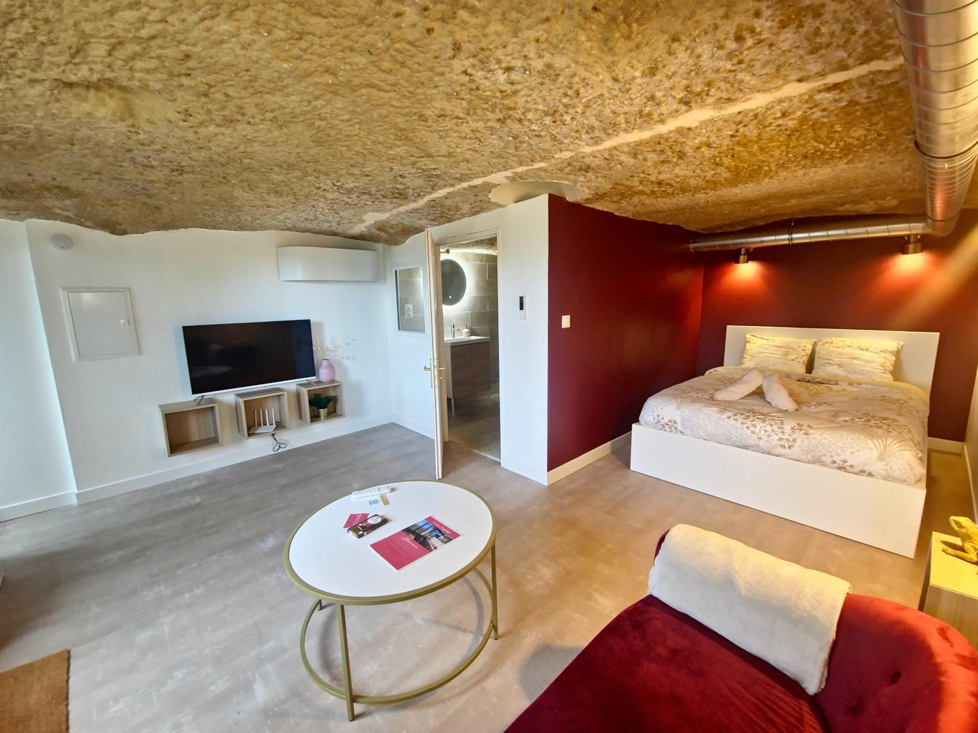 Appartement Le Cocon Troglodyte à Saint-Étienne-de-Chigny Extérieur photo